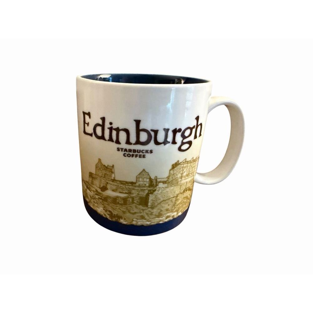 Starbucks Edinburgh Scotland Icon Mug 2009 Rare Original Version